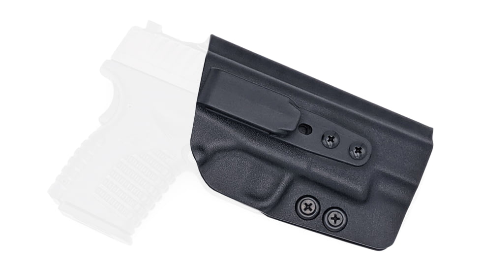 Rounded Tuckable IWB KYDEX Holster, Springfield XD-S 4.0in, Right Hand, Black, SFA-XDS40-BK-RH-TUCK