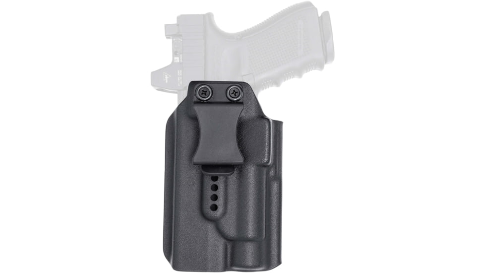 Rounded Weapon Mounted Light Holster for Streamlight TLR-1, Left, Black, ARC-TLR1-BK-LH-LUX