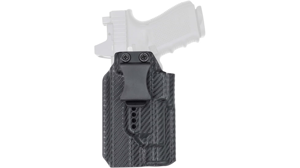 Rounded Weapon Mounted Light Holster for Streamlight TLR-1, Left, Carbon Fiber, ARC-TLR1-CF-LH-LUX