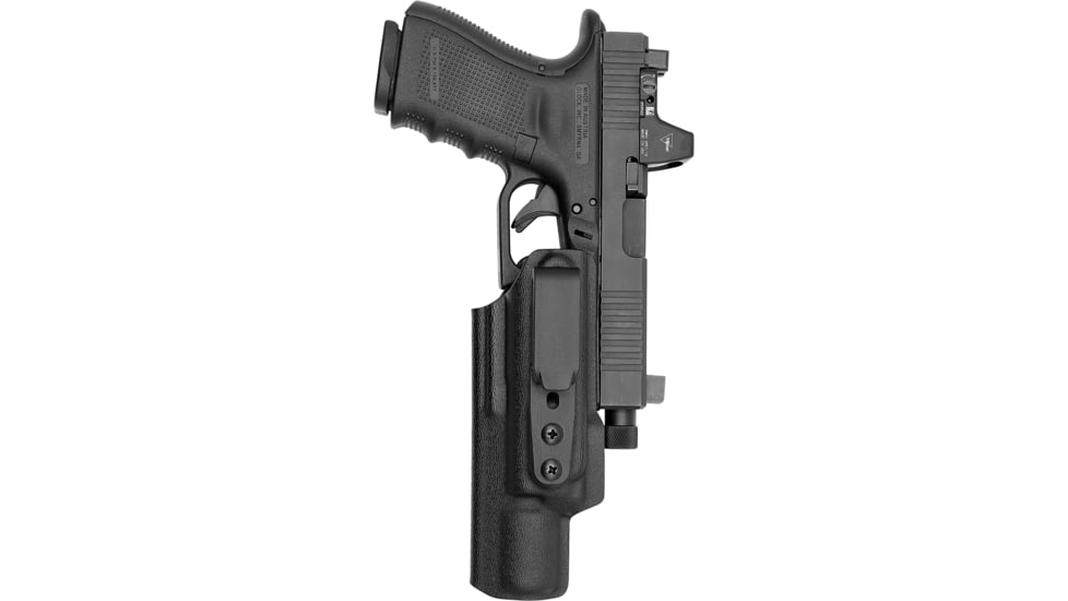 Rounded Weapon Mounted Light Holster for Surefire X300UA/B, Ambidextrous, Black, CEH000010