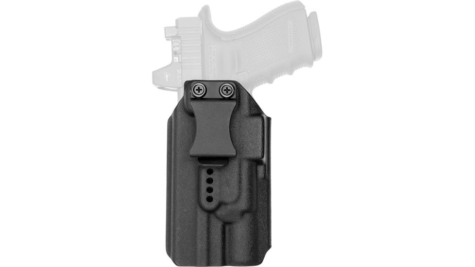 Rounded Weapon Mounted Light Holster for Surefire X300UA/B, Left, Black, ARC-X300UAB-BK-LH-LUX
