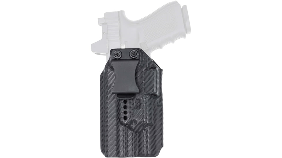 Rounded Weapon Mounted Light Holster for Surefire X300UA/B, Left, Carbon Fiber, ARC-X300UAB-CF-LH-LUX
