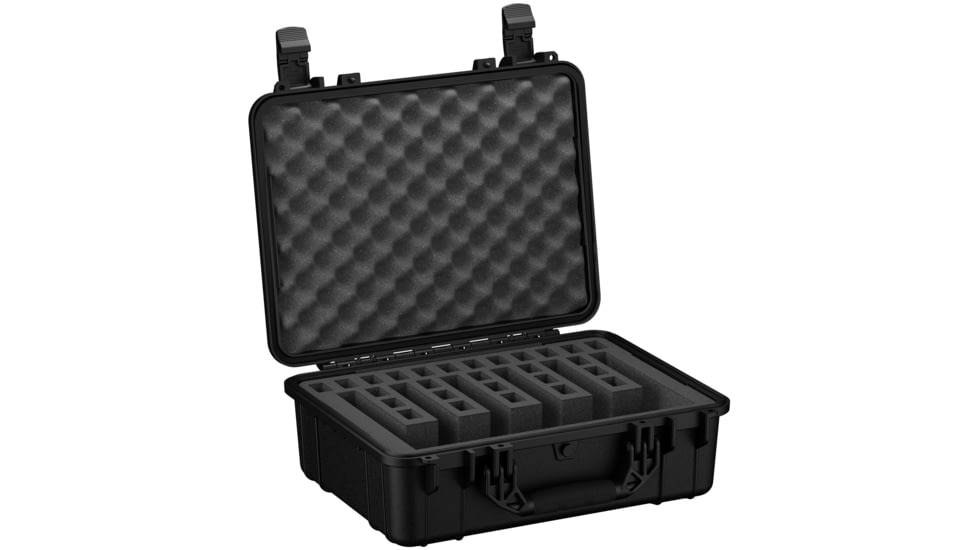 Condition1 20" 6 Pistol Case #227, Black, Pre-cut Foam, H227BKF13249AC1