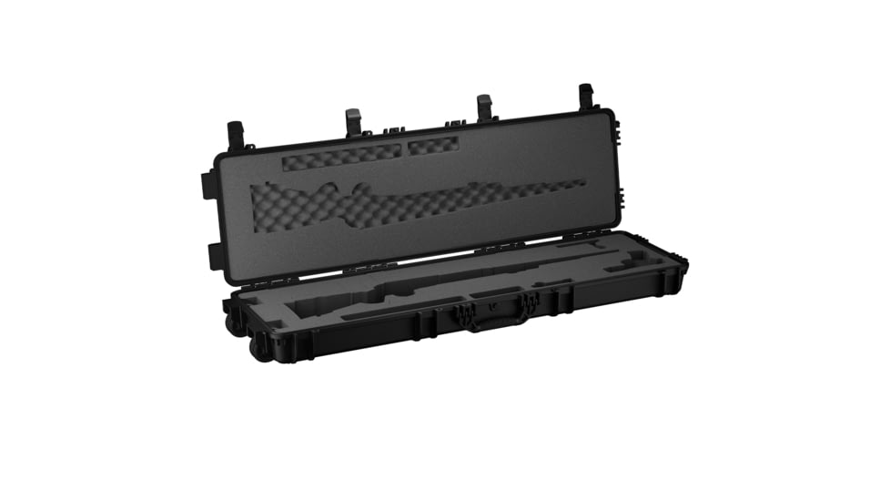 Condition1 55" 2 Gun Case #818, Black, Pre-Cut Foam Hunting Rifle + Pistol, H818BKF13142-1AC1