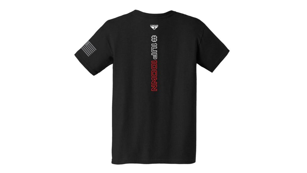 Condor Outdoor 1Up1Down Graphic T-Shirt, Black, Medium, 101111-002-M