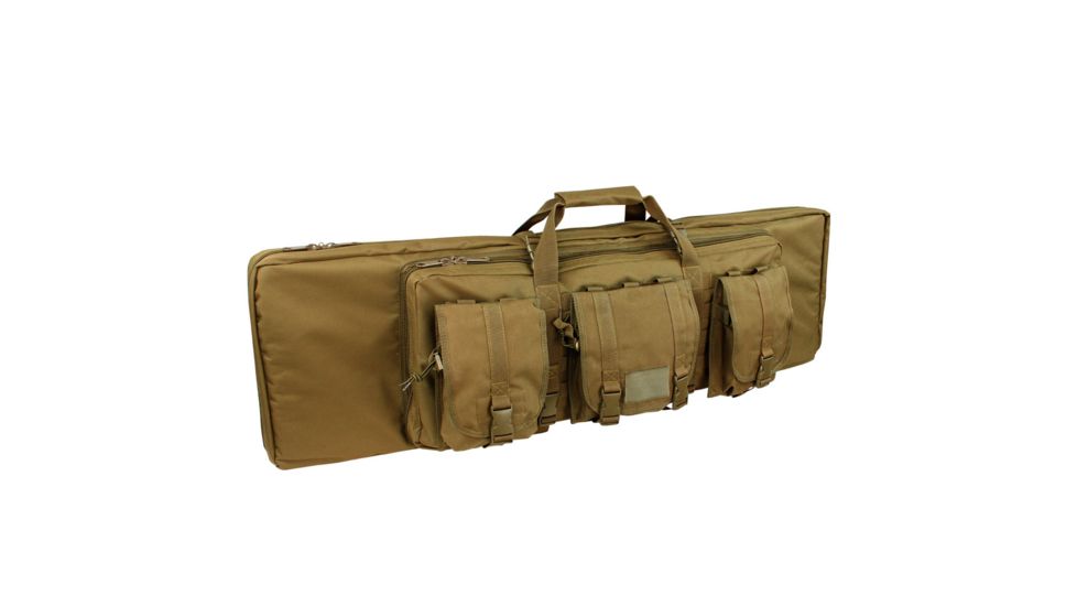 Condor Outdoor 42in Double Rifle Case, Coyote Brown, 152-498