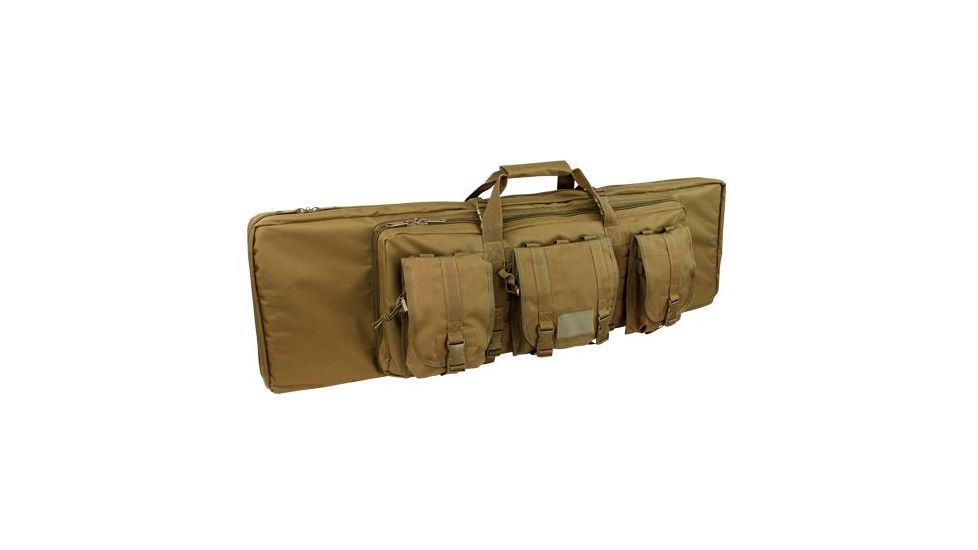 Condor Outdoor 46in Double Rifle Case, Coyote Brown, 159-498