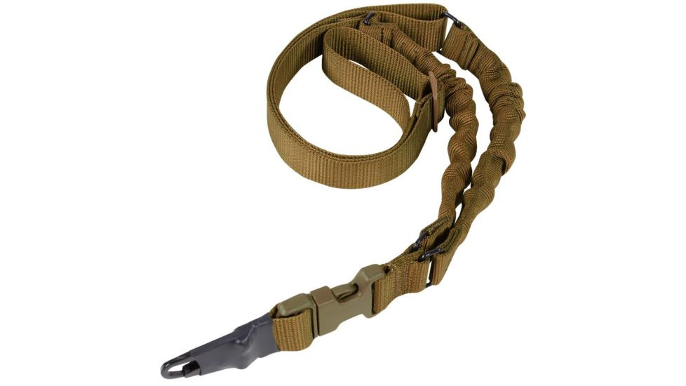 Condor Outdoor Adder Dual Bungee One Point Sling, Coyote Brown, US1022-498