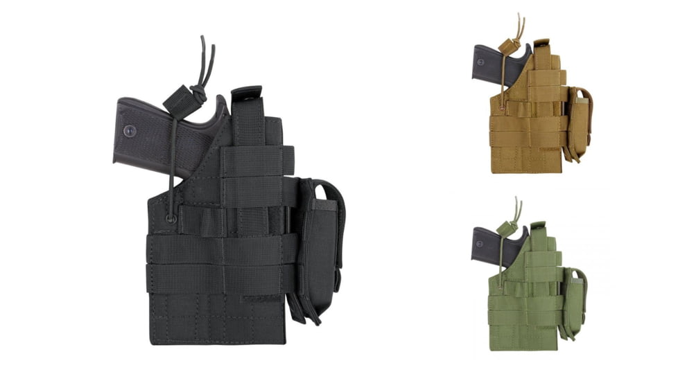 Condor Ambidextrous Holster, Black, Coyote Brown, Olive Drab