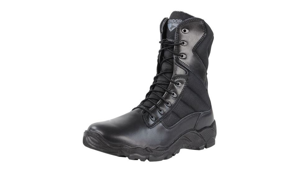 Condor Outdoor Bailey-Zip Tactical Boots, Black, 10.5 235003BK-10.5