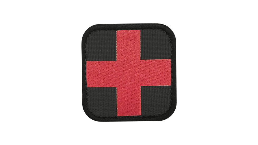 Condor Outdoor Blood Type O- Patch, Single, Black/Red, 231-002