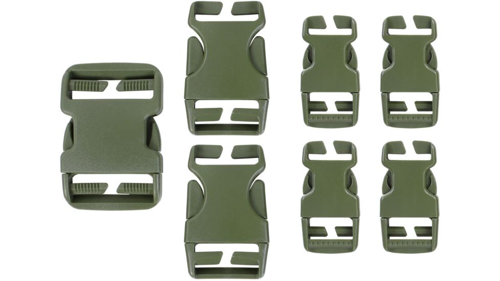 Condor Outdoor Buckle Repair Kit, 7-pack, Olive Drab, 221067-001