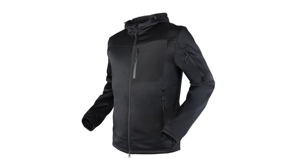 Condor Outdoor Cirrus Technical Fleece Jacket, Black, Medium, 101136-002-M