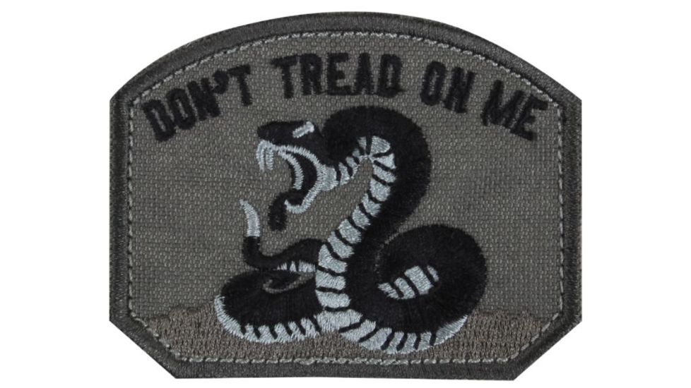 Condor Outdoor Dont Tread On Me Patch, 6 Pcs/Pack, Black, 181002-002