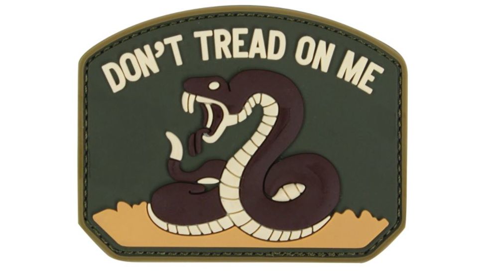 Condor Outdoor Dont Tread On Me PVC, 6 Pcs/Pack, Olive Drab, 181005-001