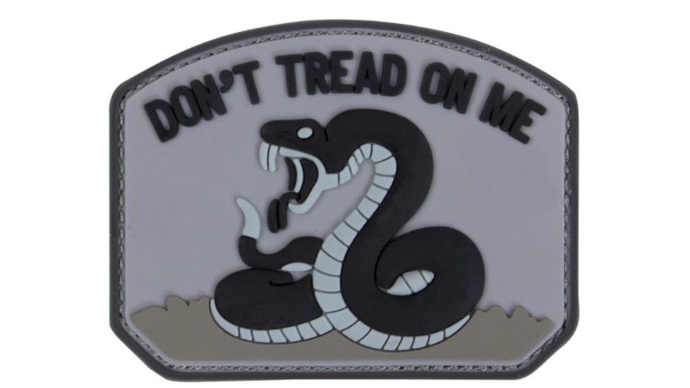 Condor Outdoor Dont Tread On Me PVC, 6 Pcs/Pack, Black, 181005-002