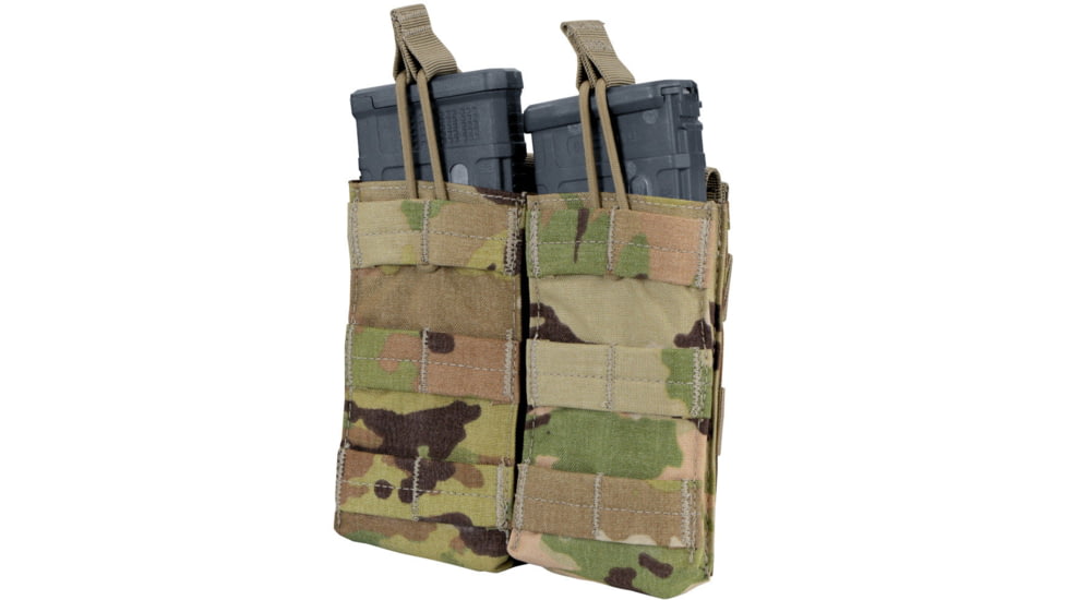 Condor Outdoor Double M4/M16 Open Top Mag Pouch, Scorpion, MA19-800