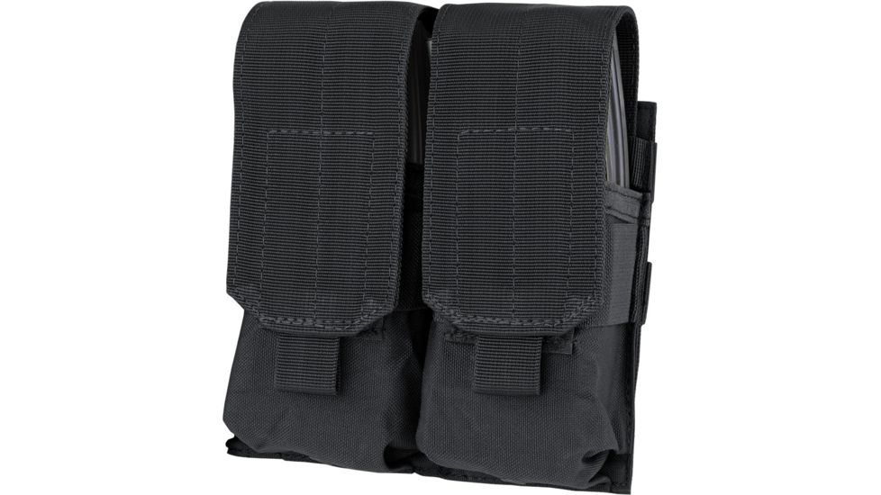 Condor Outdoor Double M4 Magazine Pouch, Black, 12-MA4-002