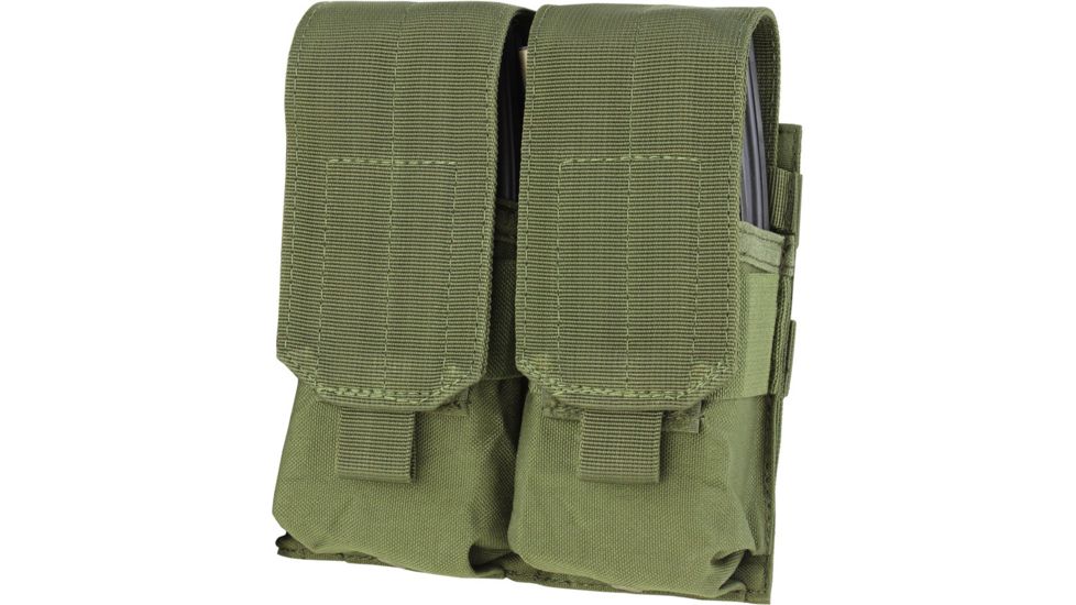 Condor Outdoor Double M4 Magazine Pouch, OD Green, 12-MA4-001
