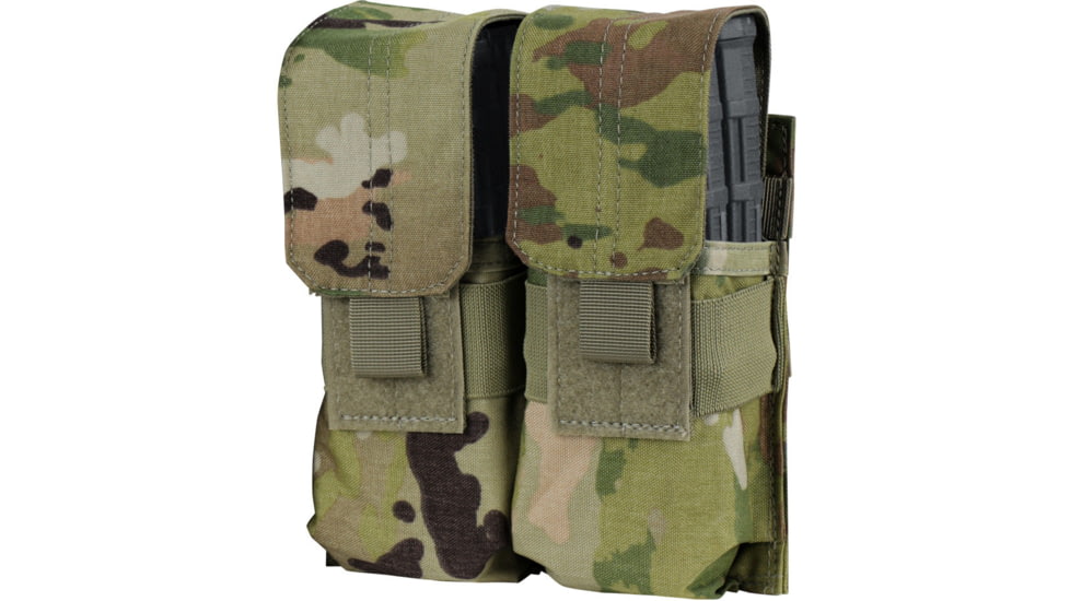 Condor Outdoor Double M4 Mag Pouch, Scorpion, MA4-800