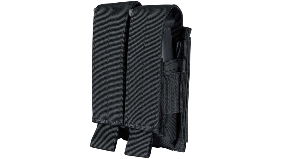 Condor Outdoor Double Pistol Mag Pouch, Black, 12-MA23-002