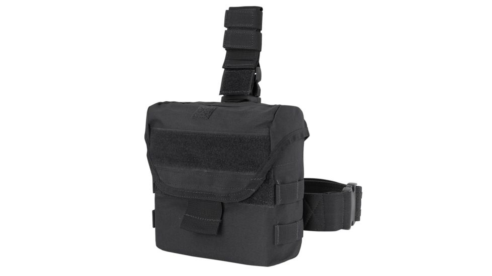 Condor Outdoor Drop Leg Dump Pouch, Black, MA38-002
