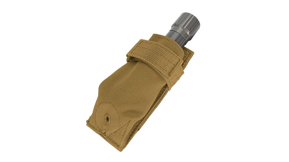 Condor Outdoor Flashlight Pouch, Coyote Brown, MA48-498