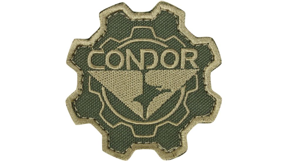 Condor Outdoor Gear Patch, 6 Pcs/Pack, Tan, 243-003