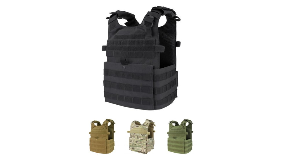 Condor Gunner Plate Carrier, Black, Coyote Brown, MultiCam, Olive Drab