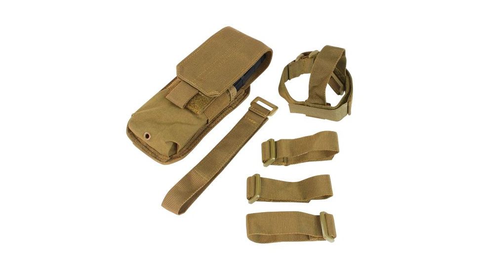 Condor Outdoor M4 Buttstock Mag Pouch, Coyote Brown, MA59-498