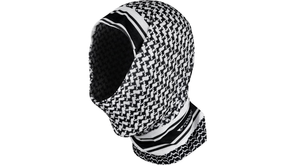 Condor Outdoor Multi Wrap, Shemagh Pattern, BK, 212-S002