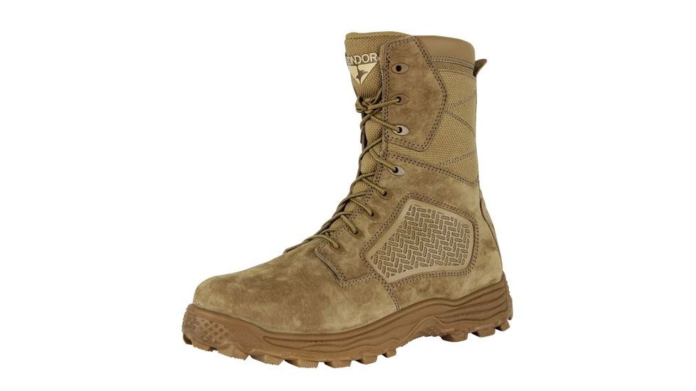 Condor Outdoor Murphy-Zip Tactical Boots, Coyote Brown, 7 235005-2CB-07.0