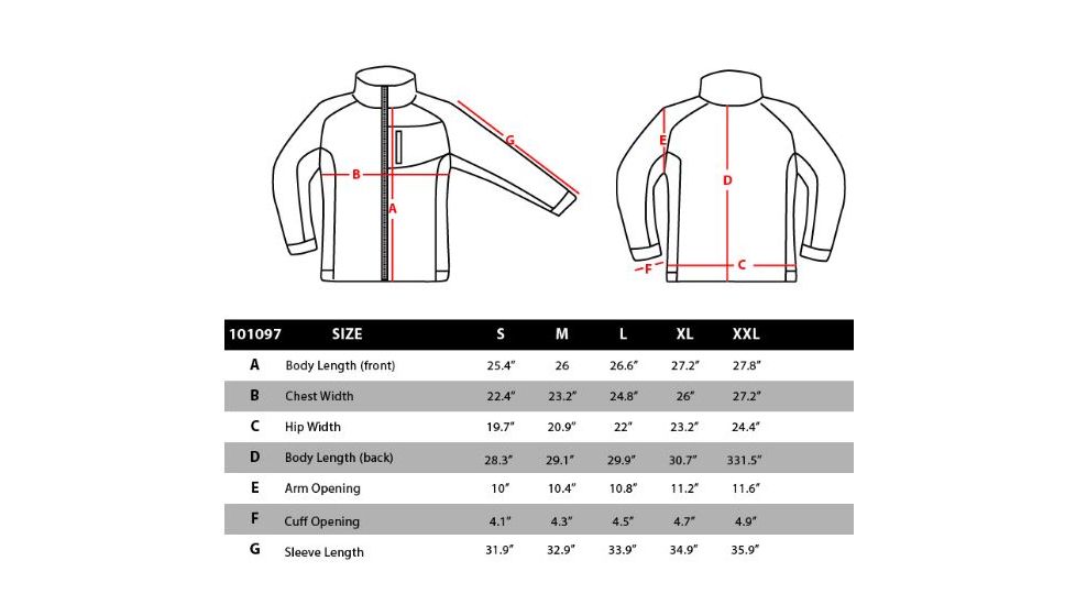Condor Outdoor NIMBUS LIGHT LOFT JACKET, Black, Large 101097-002-L