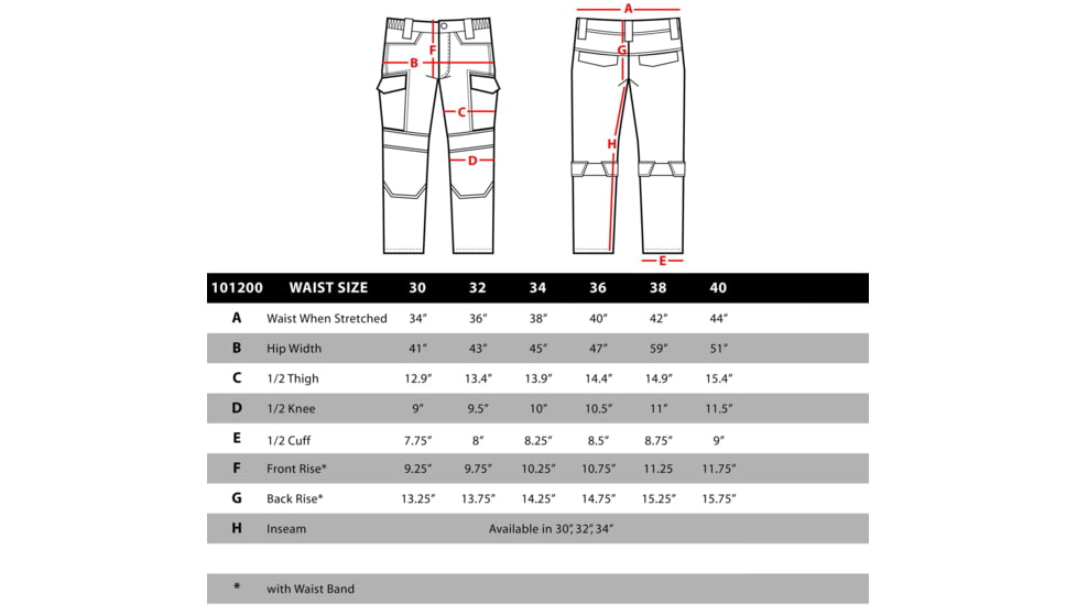 Condor Outdoor Paladin Tactical Pants - Men's, 40 in Waist, 30 Inseam, Tan, 101200-003-40-30