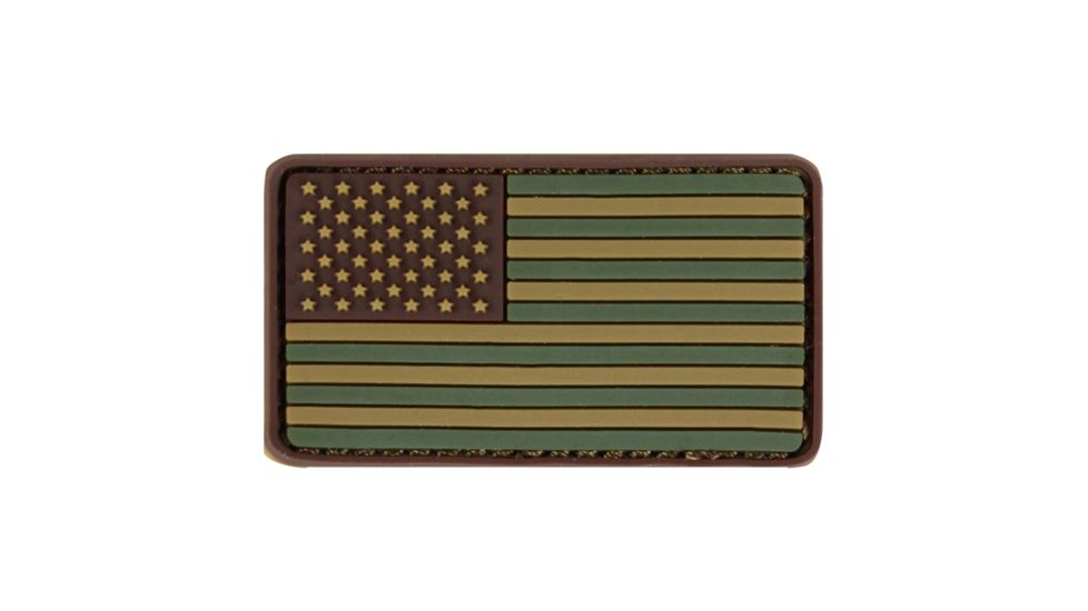 Condor Outdoor PVC Mini US Flag Patch, 6 pcs/pack, Multicam, 181014-008