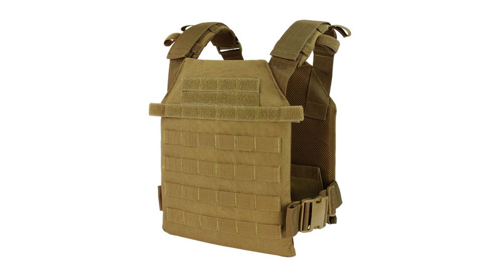 Condor Outdoor Sentry Plate Carrier, Coyote Brown, Coyote Brown, 201042-498