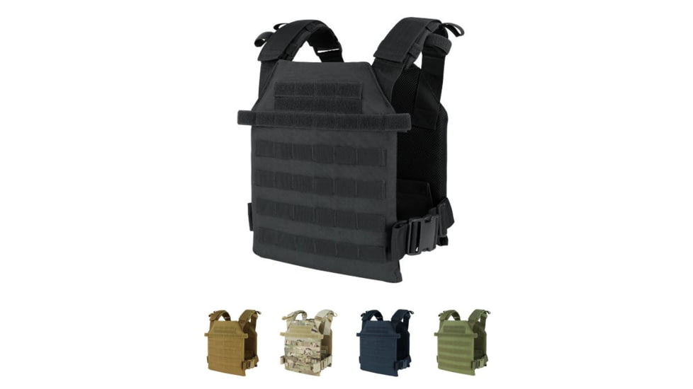 Condor Sentry Plate Carrier, Black, Coyote Brown, MultiCam, Navy, Olive Drab