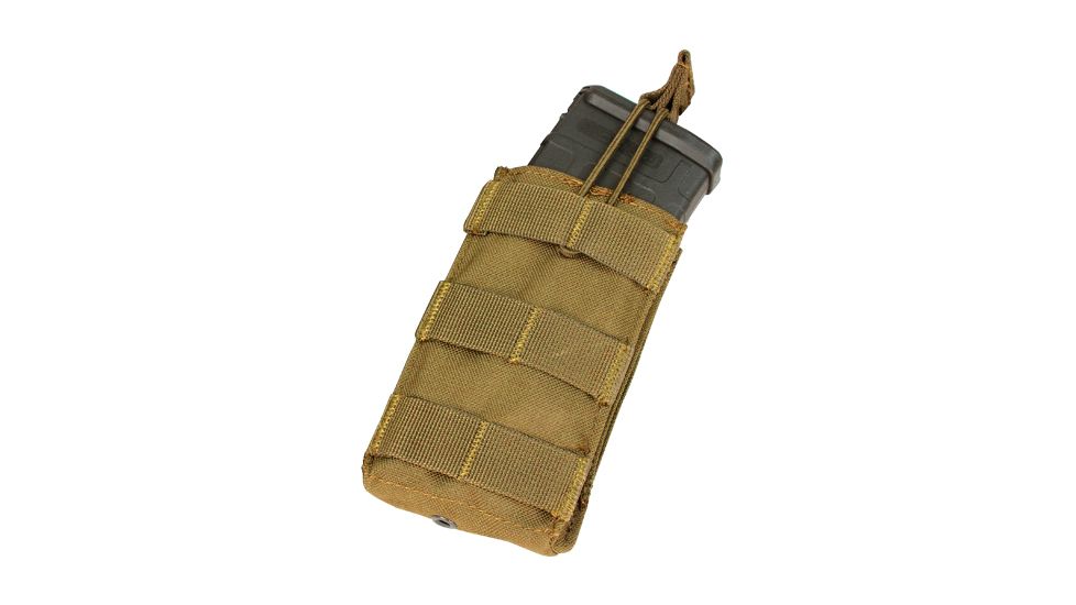 Condor Outdoor Single M4/M16 Open Top Mag Pouch, Coyote Brown, MA18-498