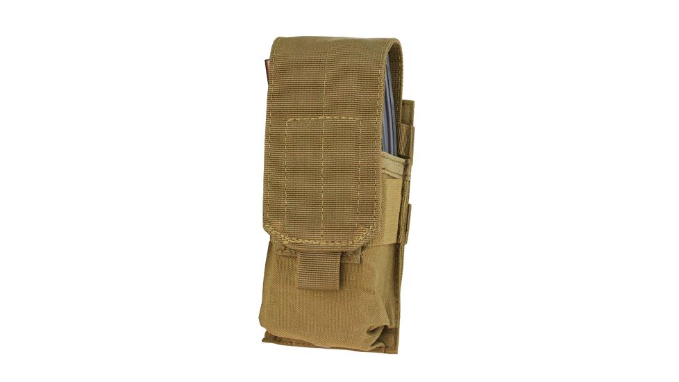 Condor Outdoor Single M4 Mag Pouch, Coyote Brown, MA5-498