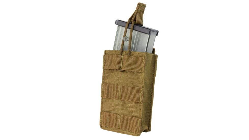 Condor Outdoor Single Open Top G36 Mag Pouch, Coyote Brown, 191129-498