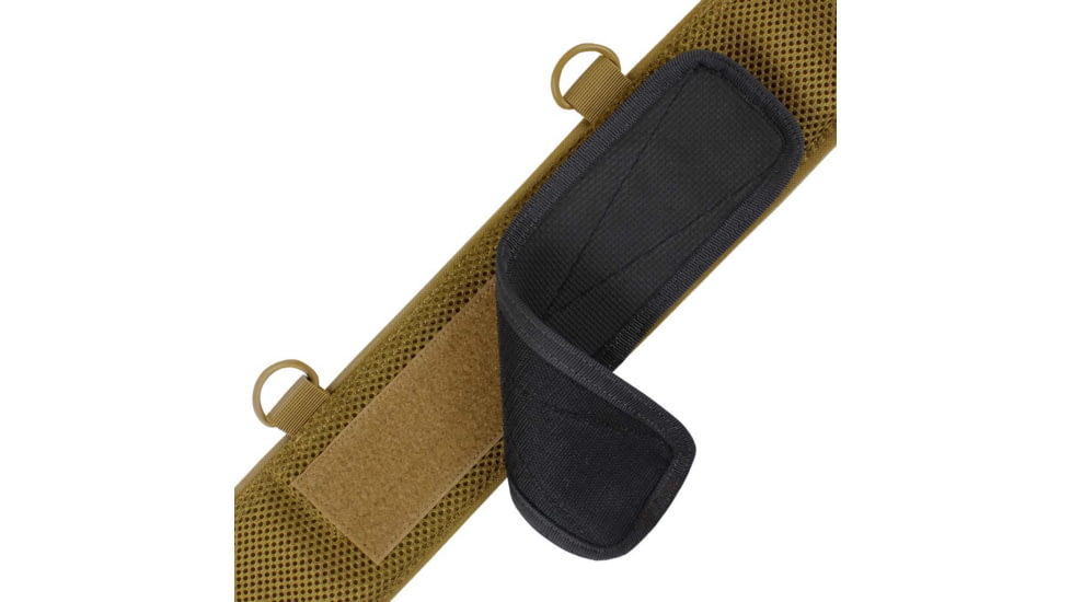Condor Outdoor Slim Battle Belt w/ Removable Anti-Slip Rubberized Pads, Coyote Brown, Large, 121160-498-L