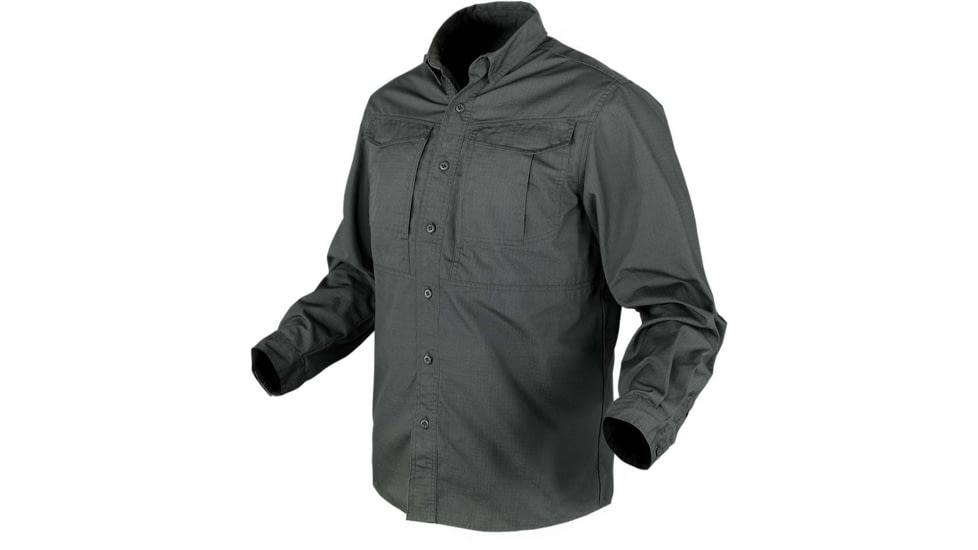 Condor Outdoor Tac-Pro Shirt, Graphite, Large, 101132-018-L