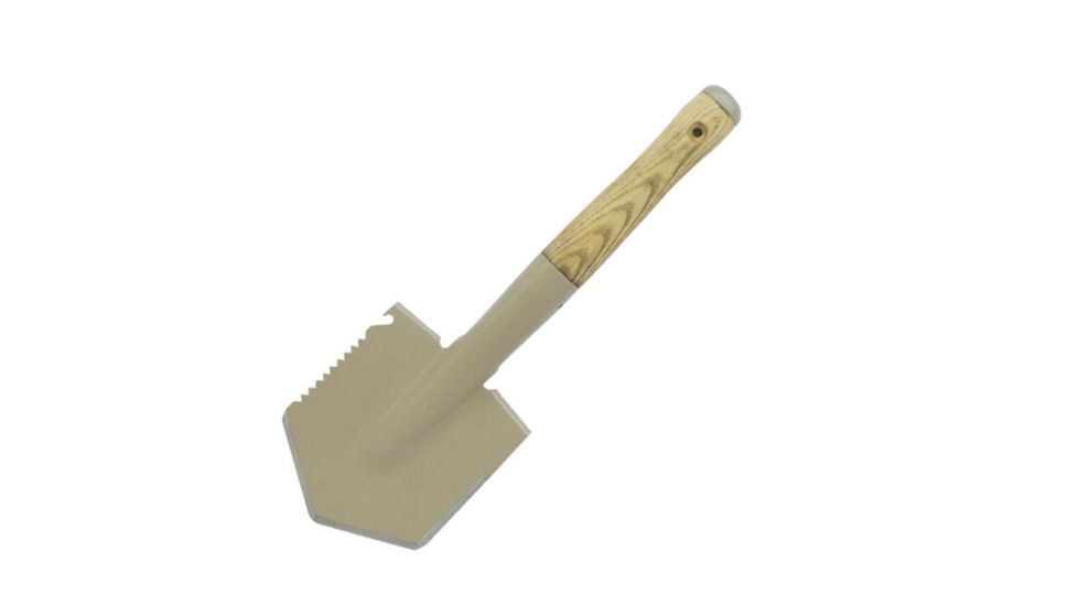 Condor Tool and Knife 16&quot; Camping Shovel - Burnt American Ash w/Sheath 2160311