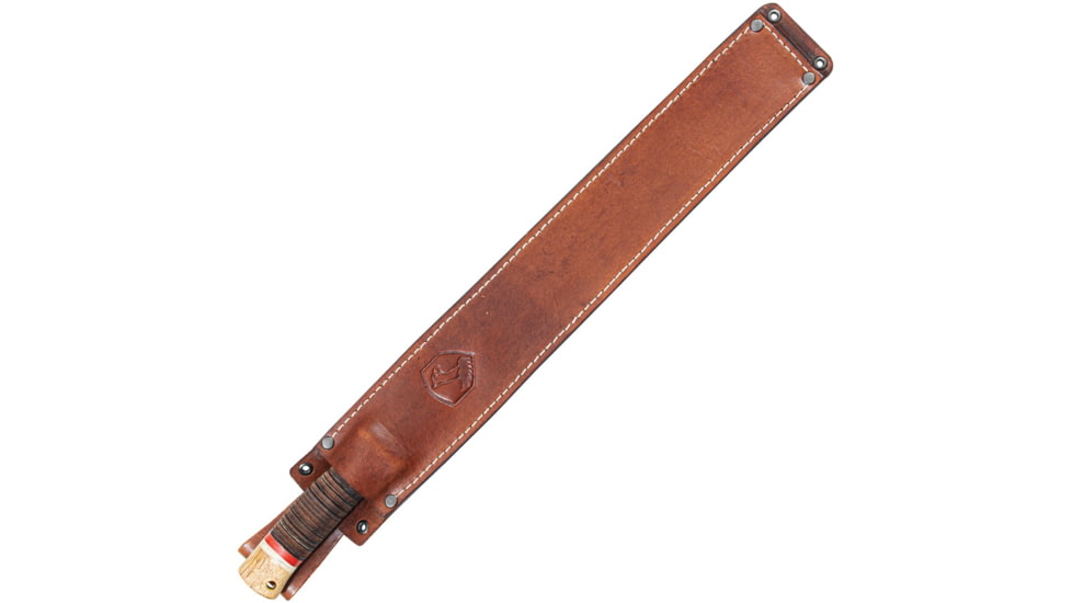 Condor Tool and Knife Country Backroads Machete by Jason Breeden, 15.8in, 1075 High Carbon Steel, Polished Plain Blade, Burnt American Hickory Handle, CTK2852-15.7-HC