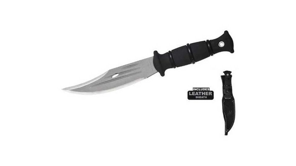 Condor Tool and Knife Jungle Bowie Knife, Blasted Satin Blade CTK3104SB