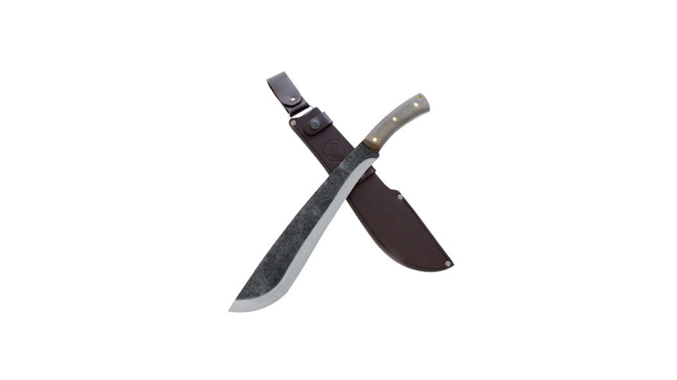 Condor Tool and Knife Jungolo Machete,1075 High Carbon Steel Blade, Walnut Handle, CTK3915-13.3