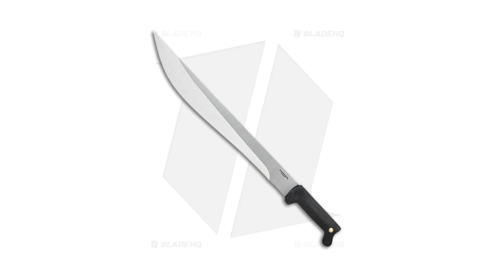 Condor Tool and Knife Rude Boy Machete Fixed Blade Knife, 18.43in, 1075, Normal Blade, Polymer Black Handle, Steel/Black, 24.18in, BHQ-203956