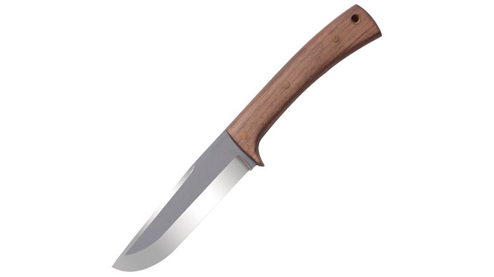 Condor Tool and Knife Stratos Knife, Hardwood Handle, Plain, Leather Sheath CTK229-5HC