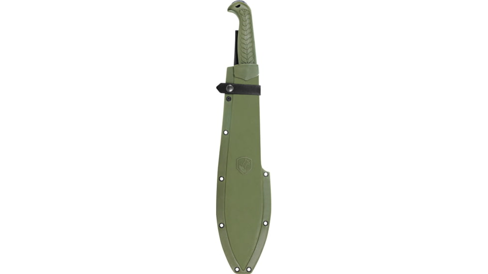 Condor Tool and Knife Terrachete Army Green Machete Knife, 20.75in Overall, 14.63in Condor Classic 1075HC Steel Blade, Army Green Polypropylene Handle, Polypropylene Sheath, CTK2849-14.5-HC