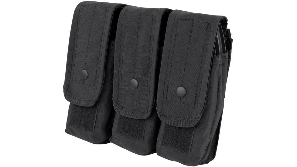 Condor Outdoor Triple AR/AK Mag Pouch, Black, MA33-002